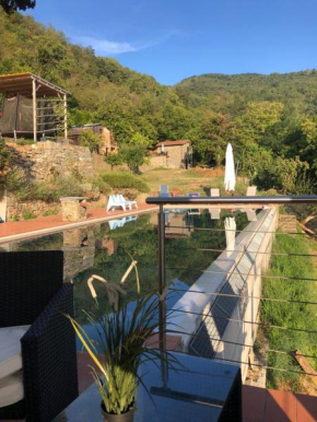 Metato con piscina e giardino